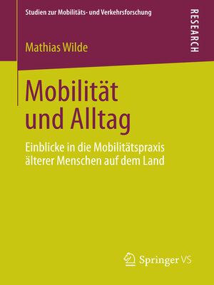 cover image of Mobilität und Alltag